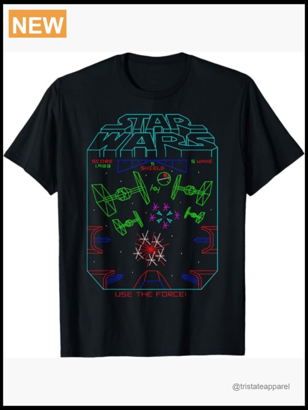 Star Wars Space Fight Graphic Tee - Classic Fit Crew Neck Short Sleeve